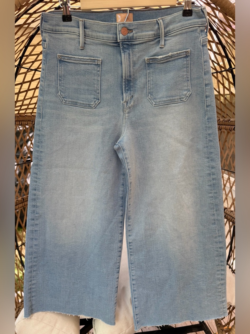MOTHER Superior Lil' Patch Pocket Undercover Crop California Cruiser Wash 29 - Picture 7 of 17